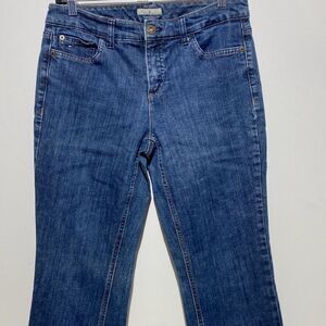 Tommy Hilfiger Women's Mid-Rise Skinny Cropped Jeans Denim Blue Size 6